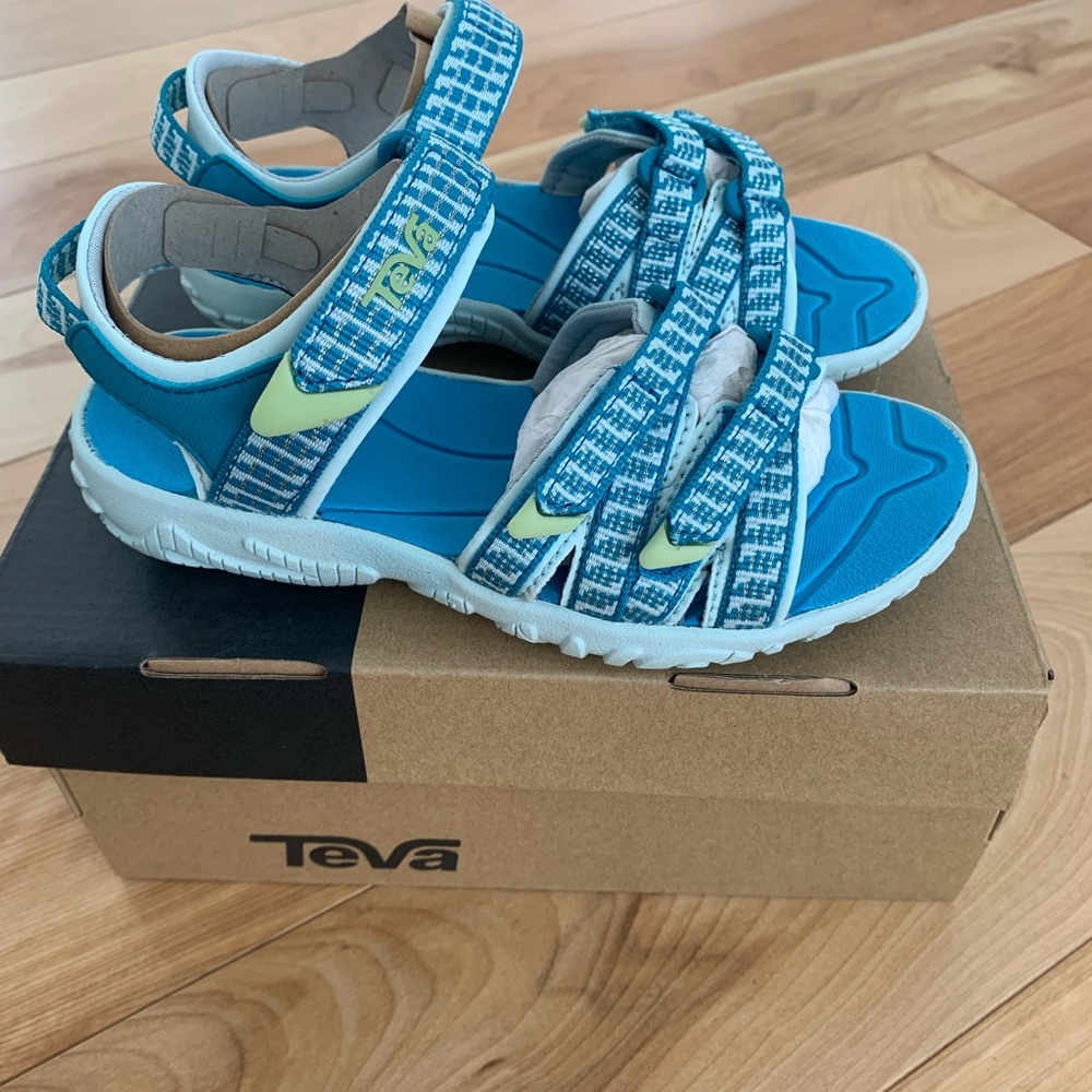 Brand new! Teva Kids' Blue Sandals